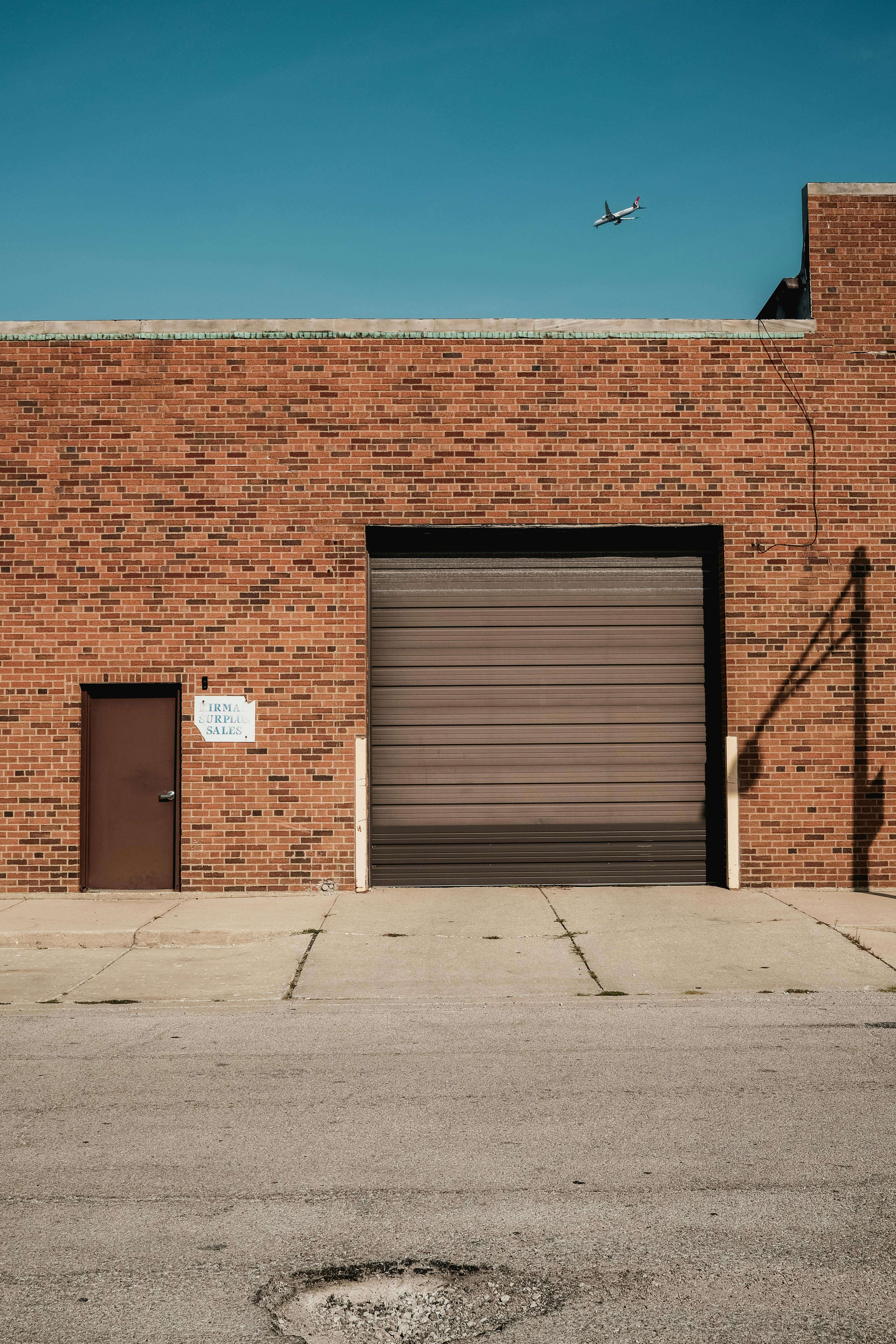 Commercial garage door installation